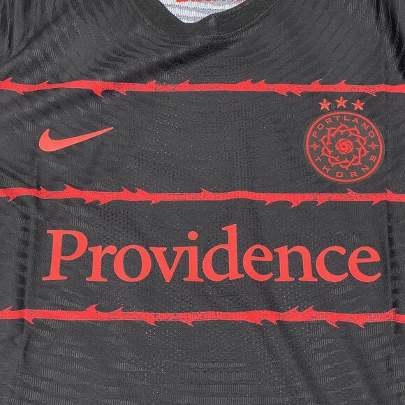 Nike Portland Thorns Jersey Womens Large Black Away Kit NWSL Soccer 23/24 Season - Picture 5 of 16